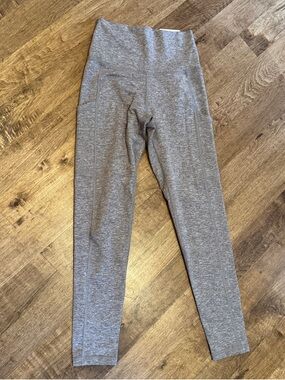 High-Waist Heather Brown Aerie Leggings